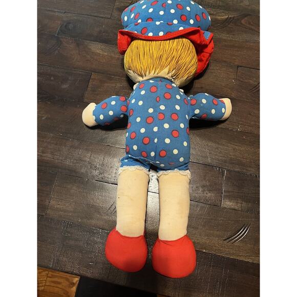 Large Vintage STRAWBERRY SHORTCAKE Plush Rag Doll ~ 20” RARE Figure Toy - Picture 5 of 12